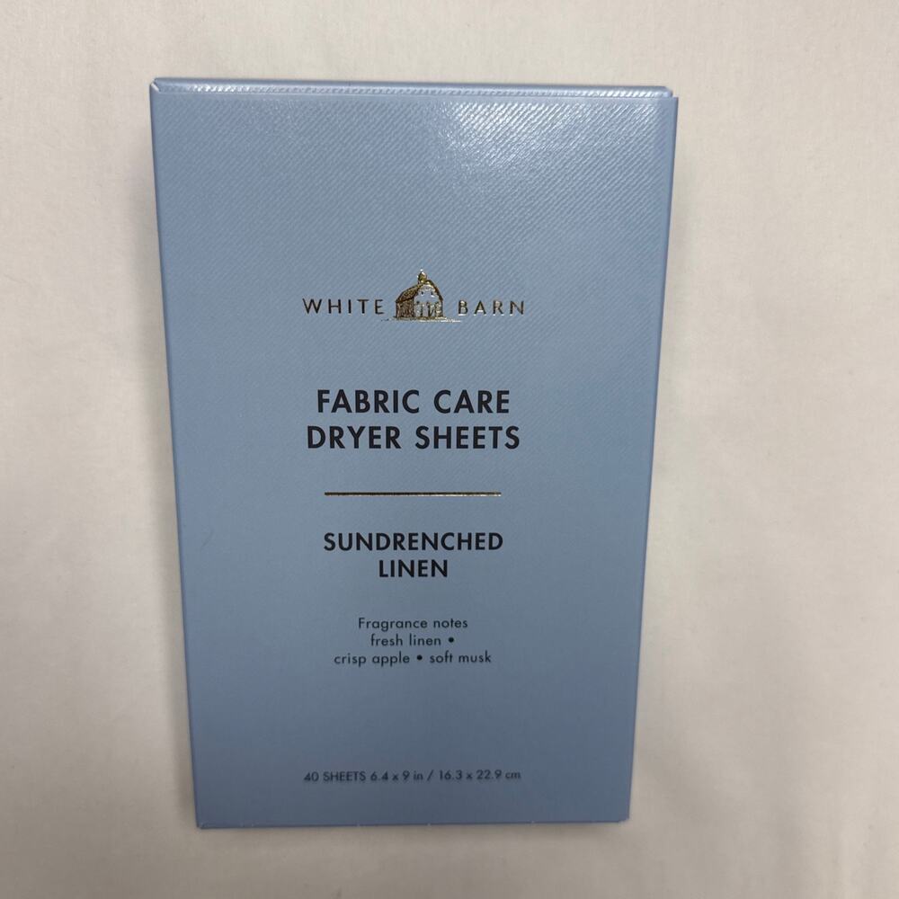 Bath and Body Works Sundrenched Linen - Fabric Care Dryer Sheets 40ct